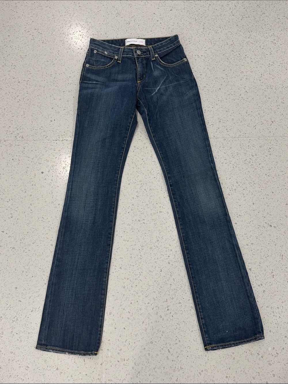 Paper Denim & Cloth Dark Blue Boot-Cut Jeans Size 23w LIKE NEW